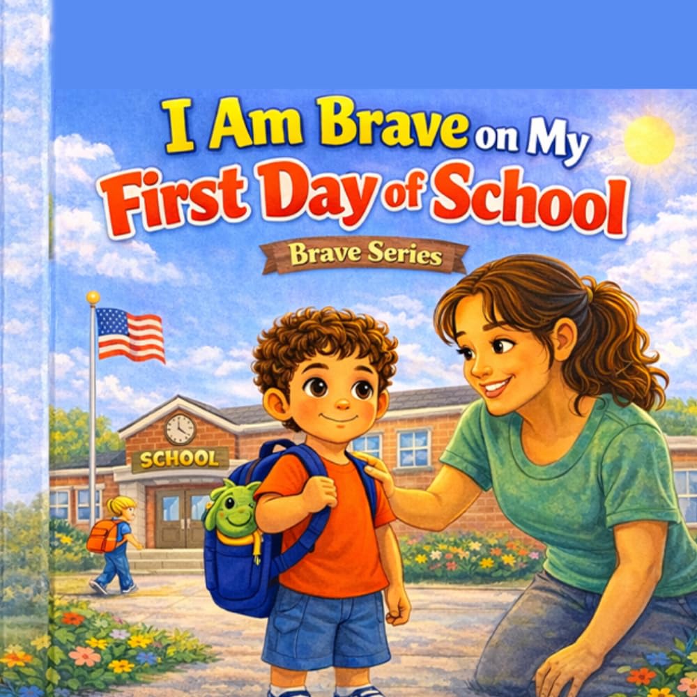 I Am Brave on My First Day of School: A Story of Courage and Confidence for Kids (The Brave Little Heart Series)
