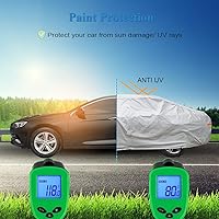Vista 2 de Morhept - Funda impermeable para automóvil para todo tipo de clima, 6 capas, universal, resistente a los arañazos, protección UV, para autos tipo