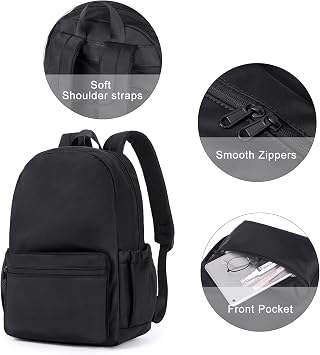 CLUCI Kids Backpack for Girls Boys Bookbags Preschool Backpack Toddler Daycare School Bag Elementary Kindergarten Black