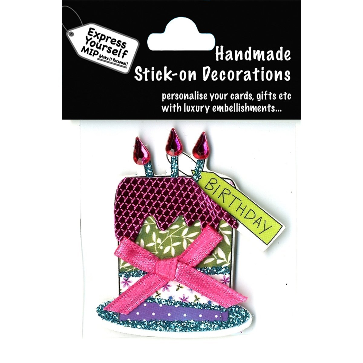 Express Yourself MIP DIYTS128 3D Stickers, Multi-Colour