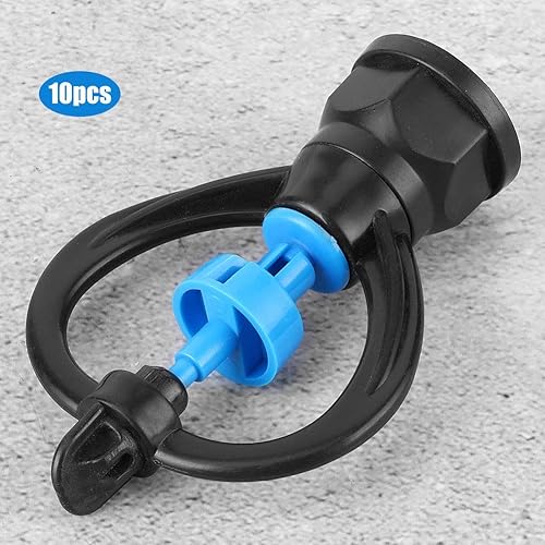 Miniatura 5 de Fdit 10 piezas de 4. 6 minutos rosca interna de plástico brazo oscilante de césped rociador mariposa rotativo universal rociador boquilla accesorios