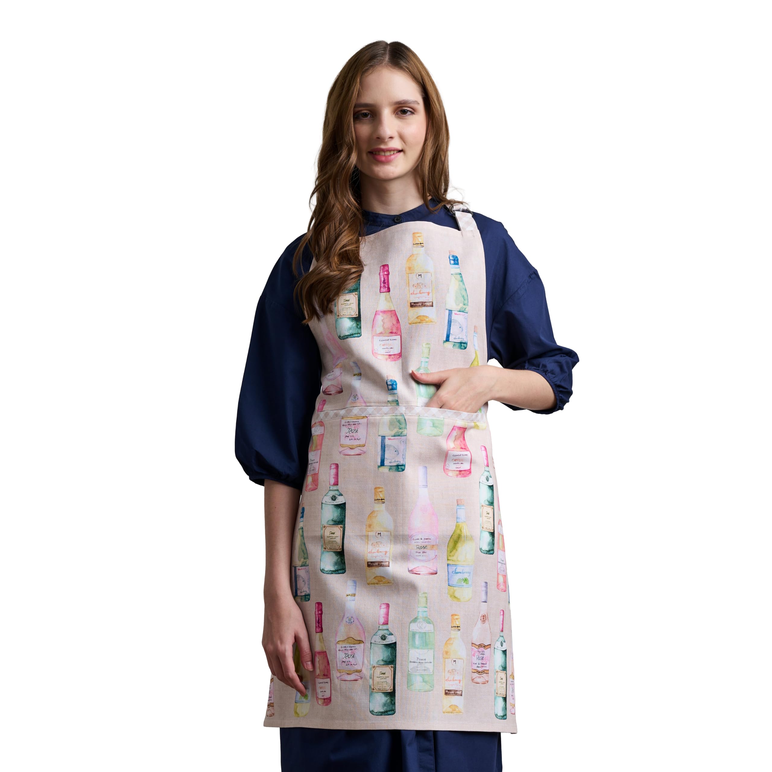 Maison d' Hermine Aprons for women with Pocket 100% Cotton (Pack of 1) — image 1