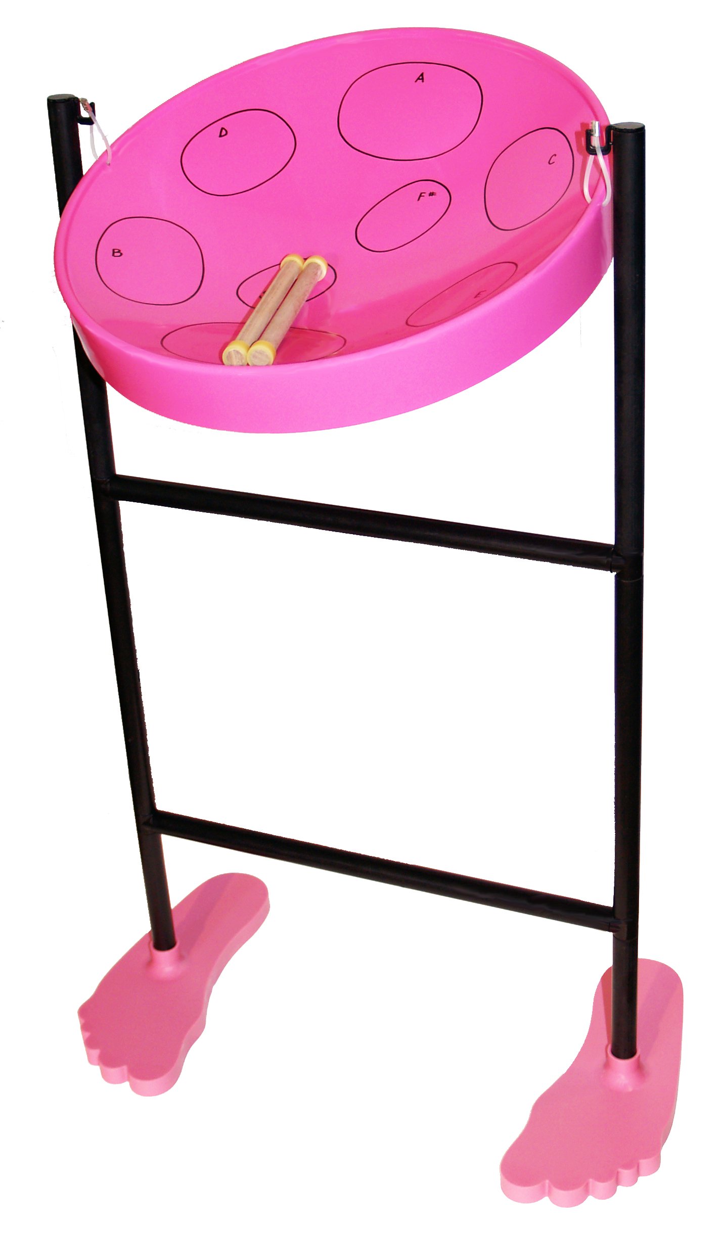 Panyard Jumbie Jam Steel Drum (W1067) Pink Pink