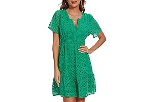 Alluring Eyelet Lace Dress for Women: A Summer Dream