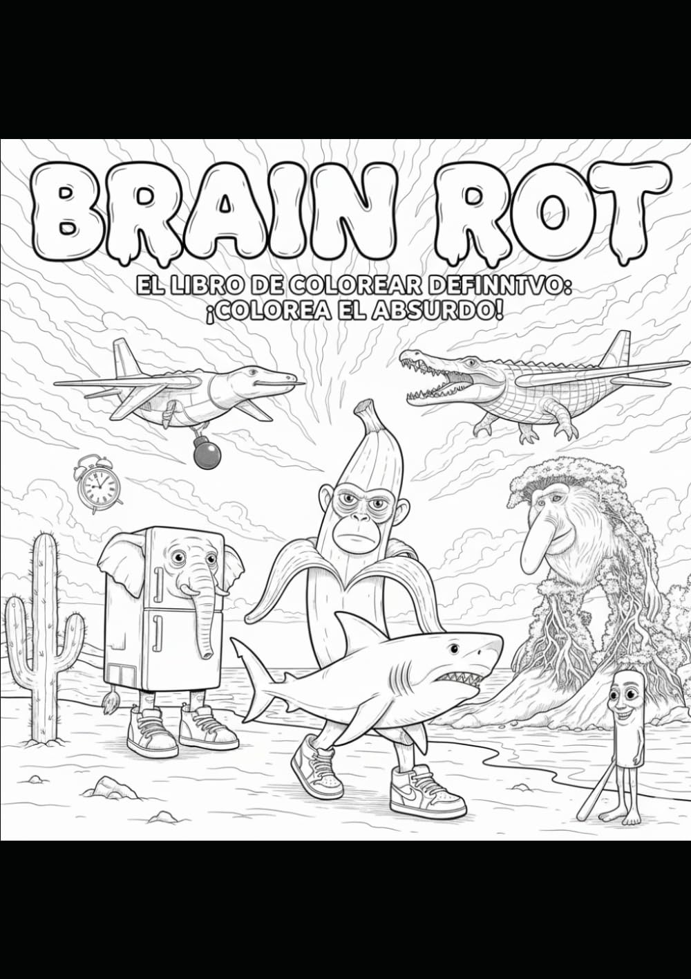 Brainrot: el libro de colorear definitivo