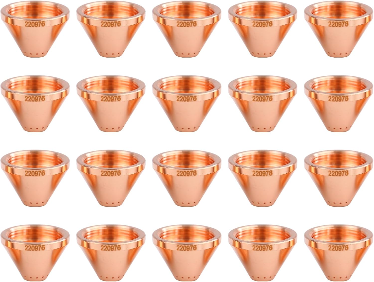 10 Pcs 220976 Plasma Nozzle Tips Fit for Hypertherm Powermax 125 Cutting Torch Consumable