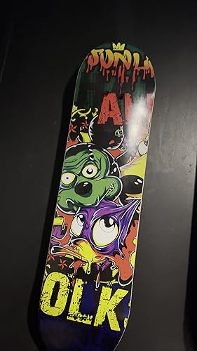 CHRISTENSON スカルデザイン スケートボード*2 メンズ レディース