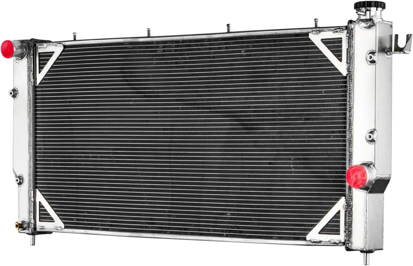 4 Row Core Aluminum Radiator for 1994 1994 1995 1996 1997 1998 1999 2000 2001 2002 Dodge Ram 2500 3500 5.9L L6 V8 Turbo Diesel Cummins All Aluminum Radiatdor