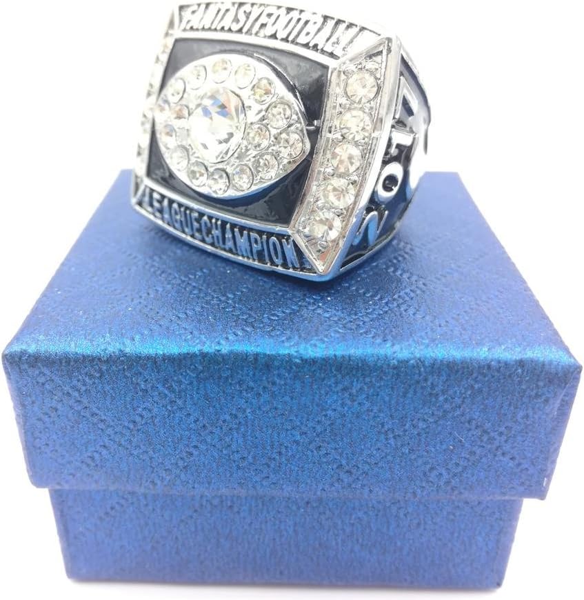 Custom Fantasy Football League Championship Trophy Rings Prize