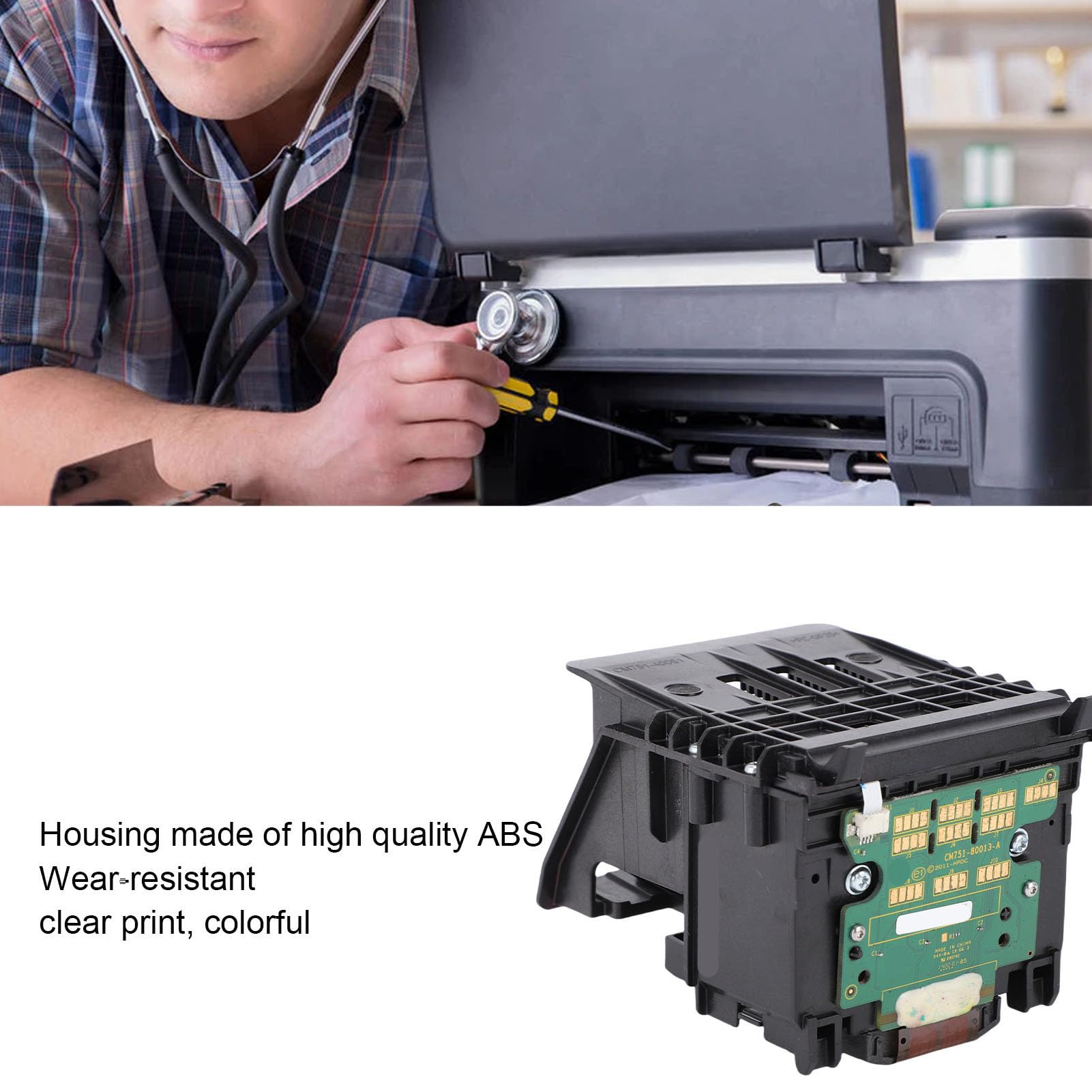 Tête D'impression Pour HP Officejet Pro 8620, 8610, 8600Plus - Compatible 950/951, En ABS