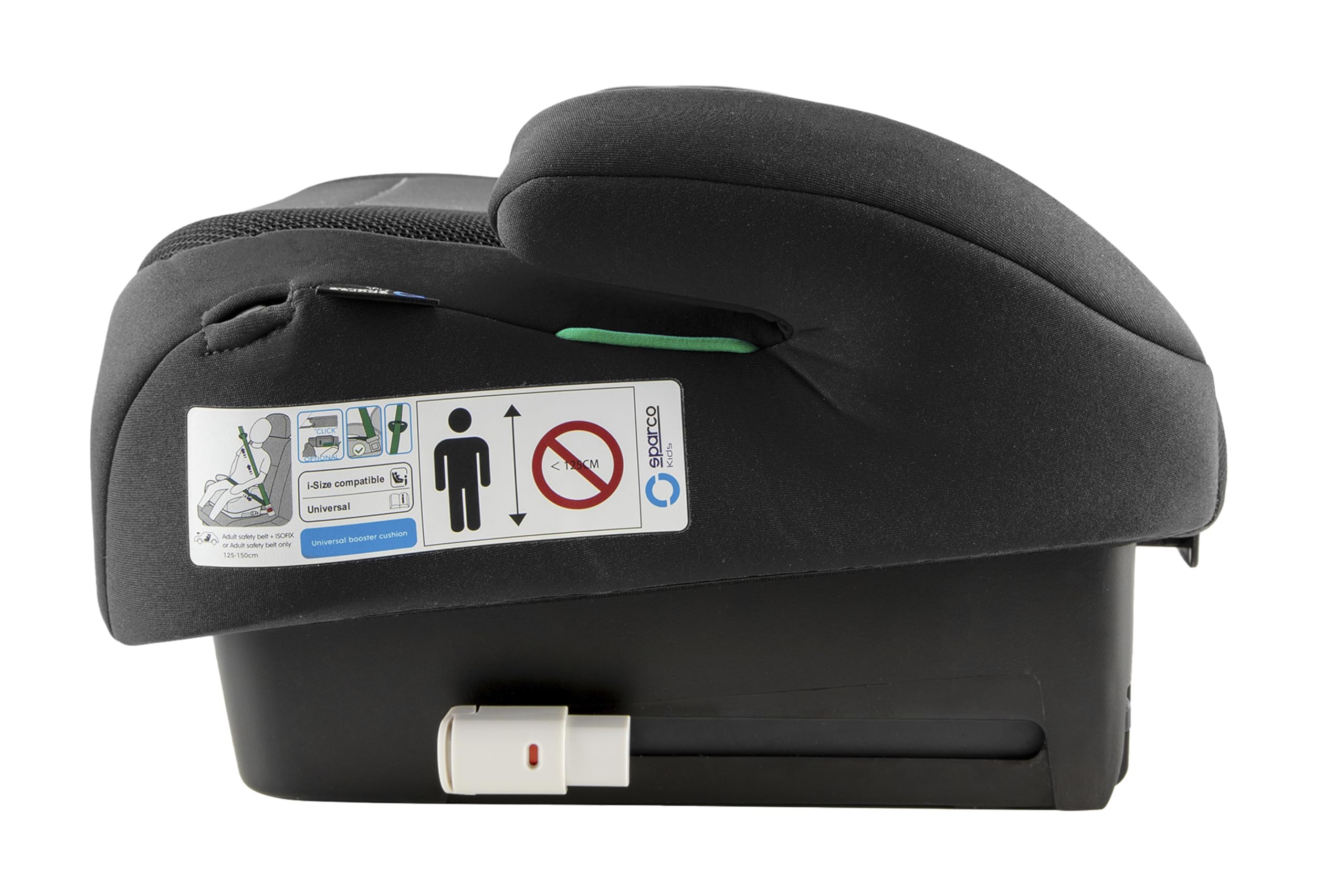 Sparco Rialzo auto ISOFIX R129/03 125-150 cm 6-12 anni senza schienale