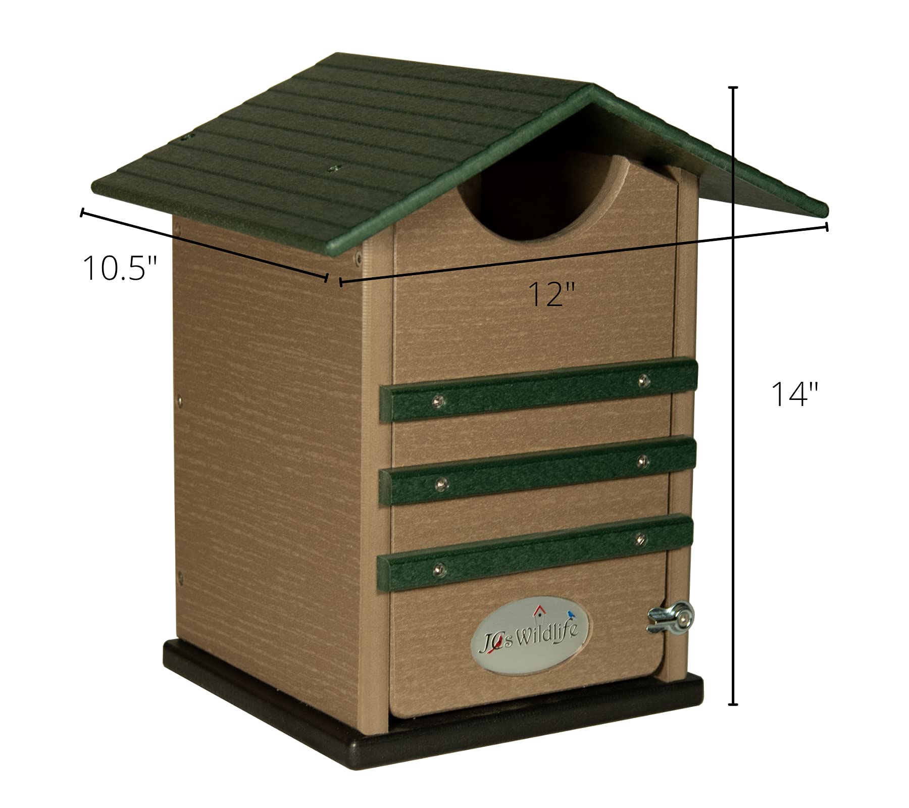 Ultimate Poly Screech Owl or Saw-Whet Owl House Nesting Box 082045032970-Poly