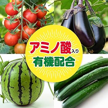 夏野菜 Amazon.co.jp: 花ごころ 夏野菜の肥料 おいしいをつくるアミノ酸