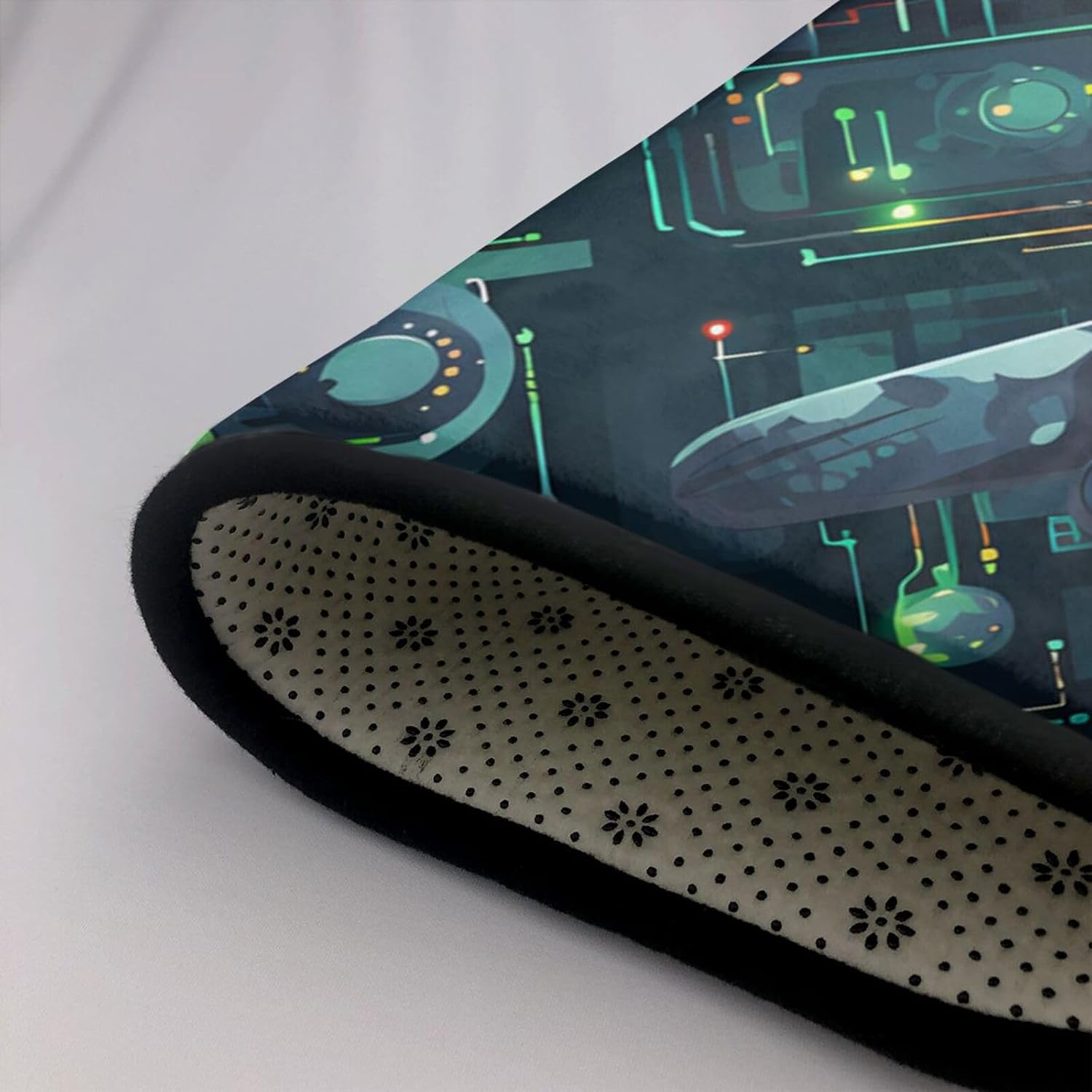 Gamepad Circuit Version Printed Anti-Slip Floor mat Carpet Rug 72"x48" for Living Room Office Coffee Table Bed Balcony