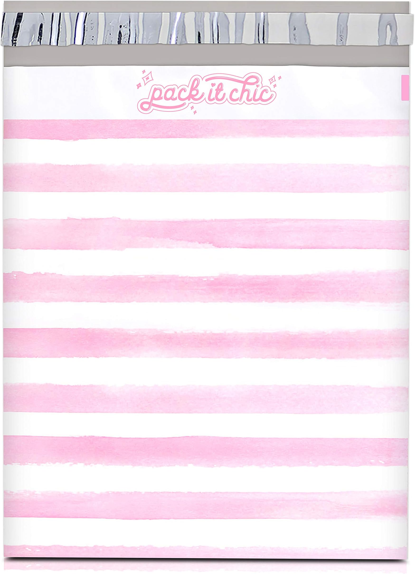 Pink Watercolor Stripes