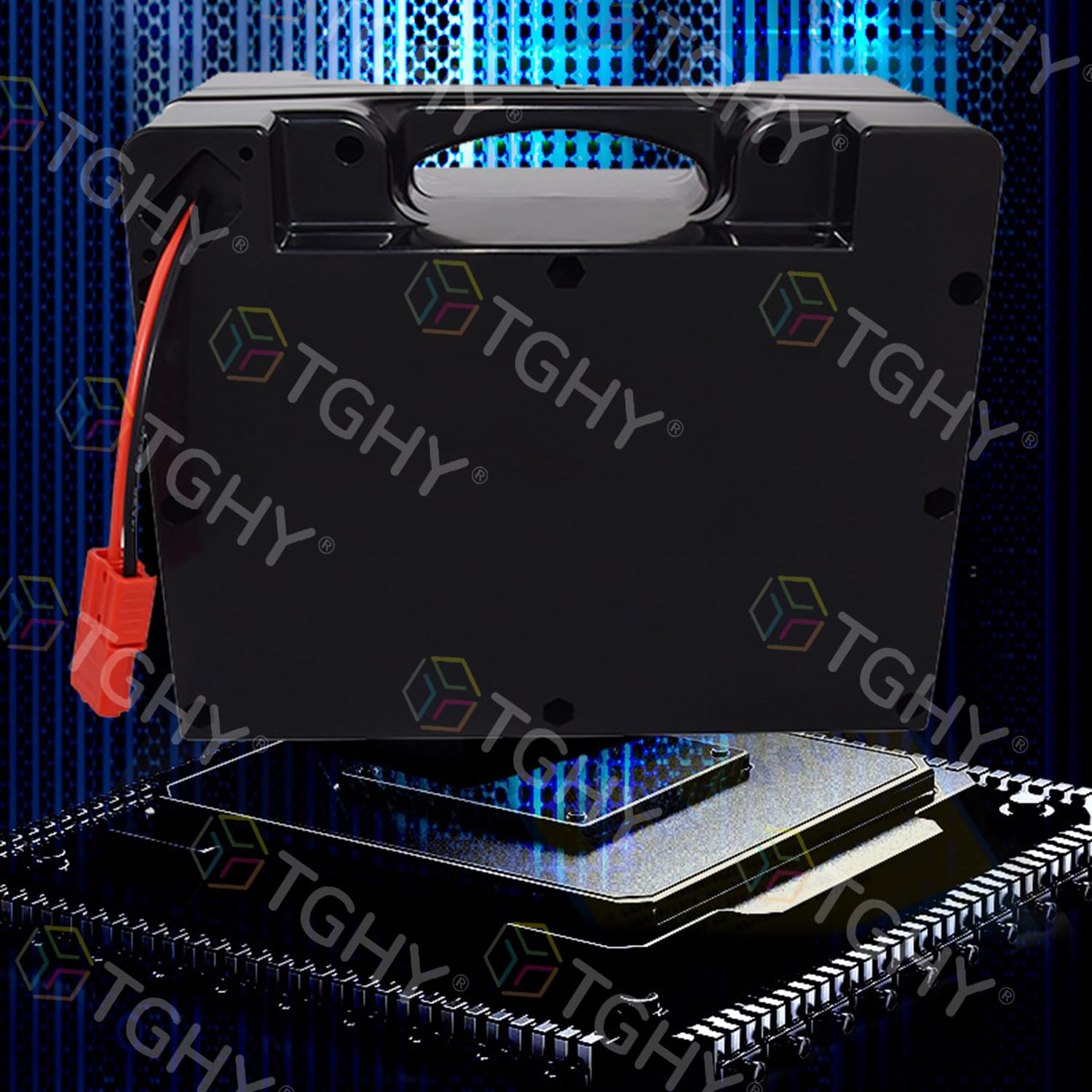 TGHY Batería para Silla de Ruedas eléctrica, Paquete de baterías de Litio de 24 V, baterías para sillas de Ruedas Plegables de 15 Ah a 60 Ah con Cargador.,24v15ah