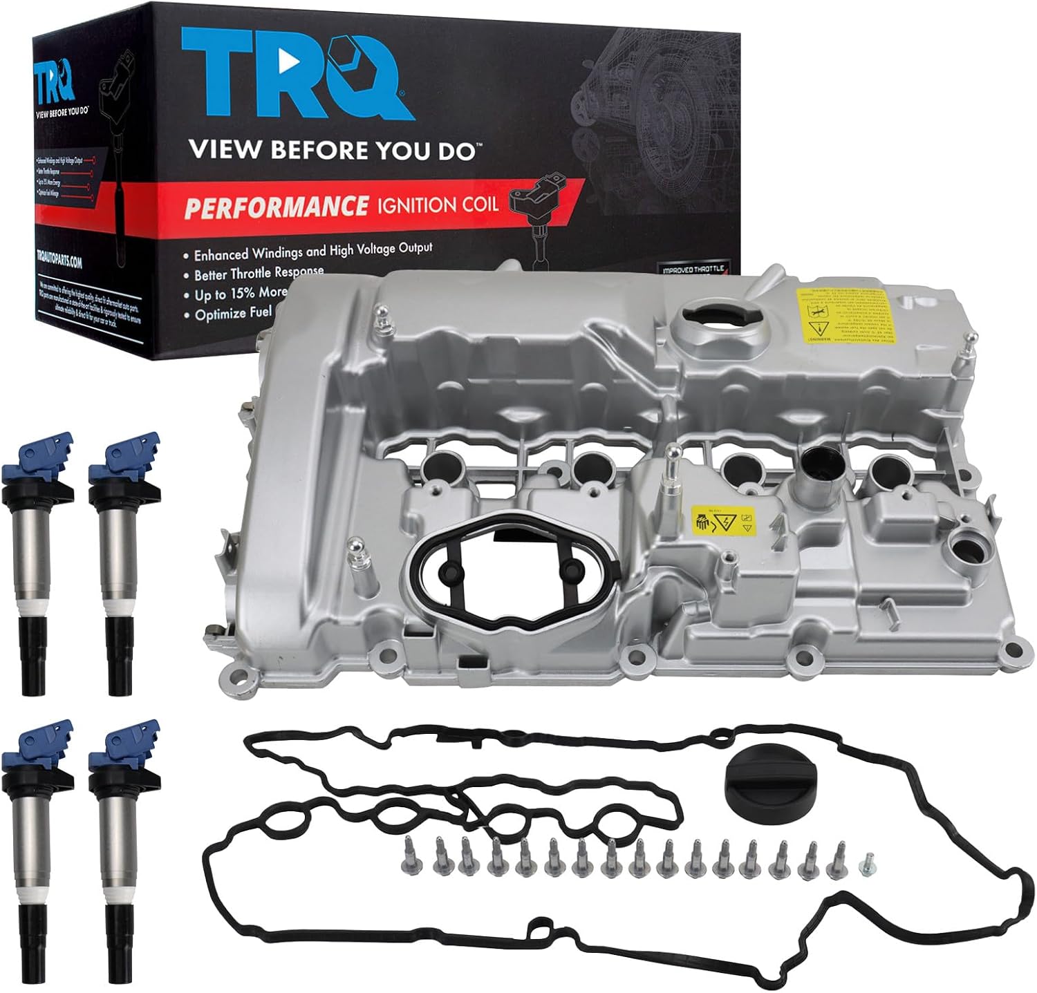 TRQ Ignition Coil Kit 5 Piece Performance Compatible with 2018 BMW X2
