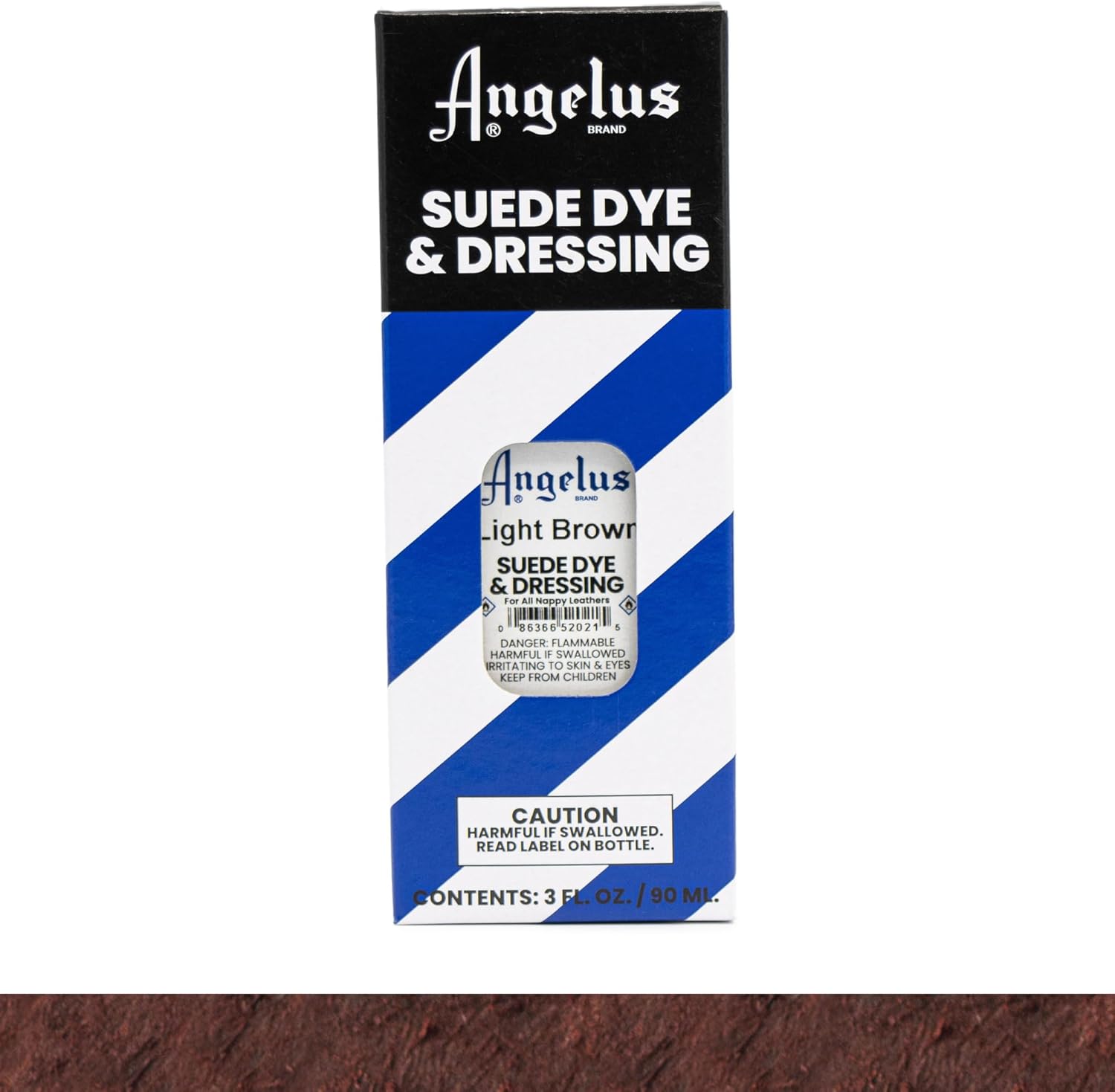 Angelus Suede Dye 3 Oz. (Light Brown) - Image 2