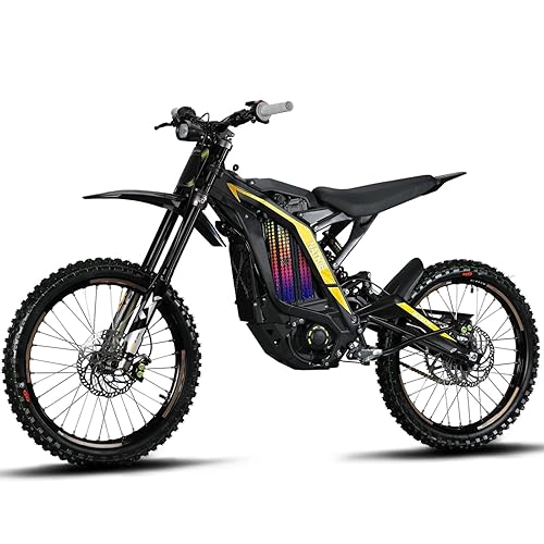 natkie Electric Motorcycle Bike for Adults, Electric Dirt Bike 8000W(Peak) Mid-Mounted Motor 72V/30AH Removable Battery, Top Speed 50MPH/75Miles Off Road Electric Mountain Bike, Dual LED Headlight