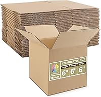 Vista 11 de Mat Board Center, 7x5x4 Inches Shipping Boxes for Mailing Moving Packaging, 25 Pack Corrugated Cardboard Boxes for Small Business, Kraft