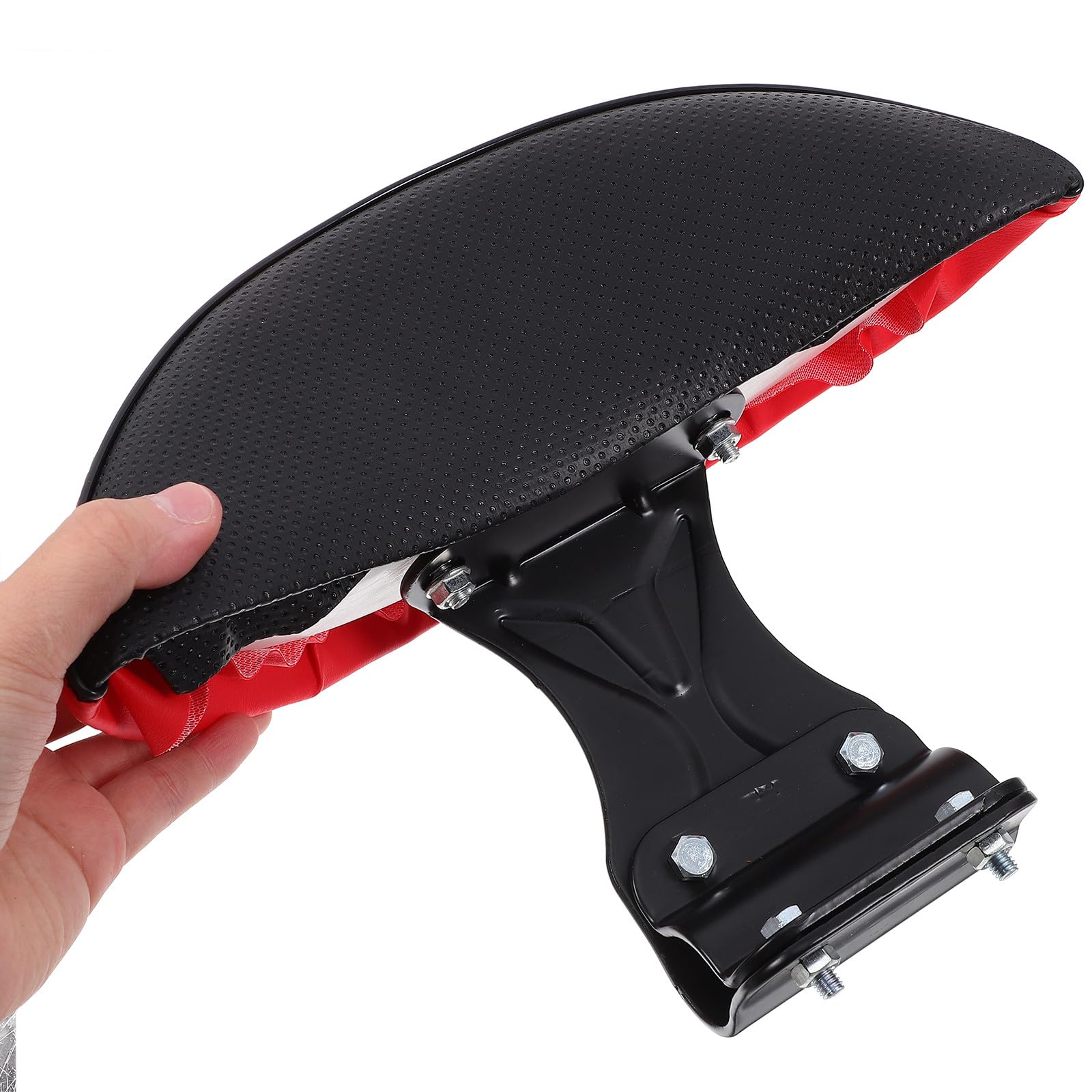POPETPOP Coussin de Dossier Rouge en Fer Mousse pour Vélo Électrique – Coussin de Siège de Sécurité Arrière – Accessoire Confort pour Cyclisme en Toutes Saisons pour Adultes