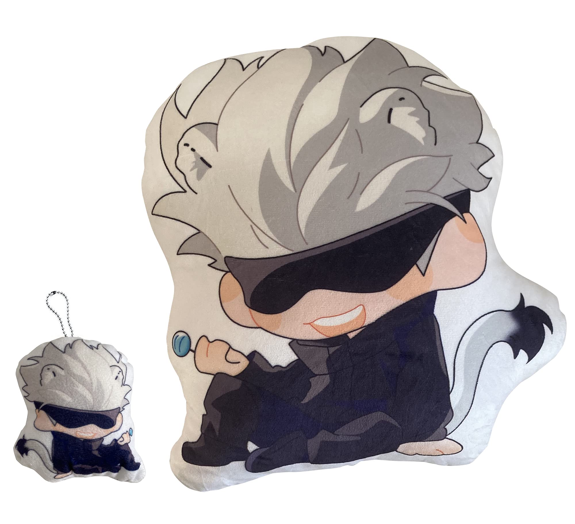 Buy 16INCH Jujutsu Kaisen Gojo Satoru Plush Throw Pillow & Keychain