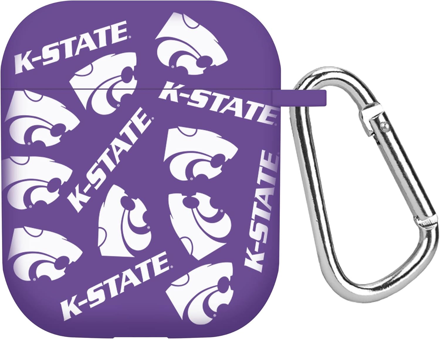 Affinity Bands Kansas State Wildcats Custom Name HD Case Cover Compatible with Apple AirPods Gen 3 (Black)