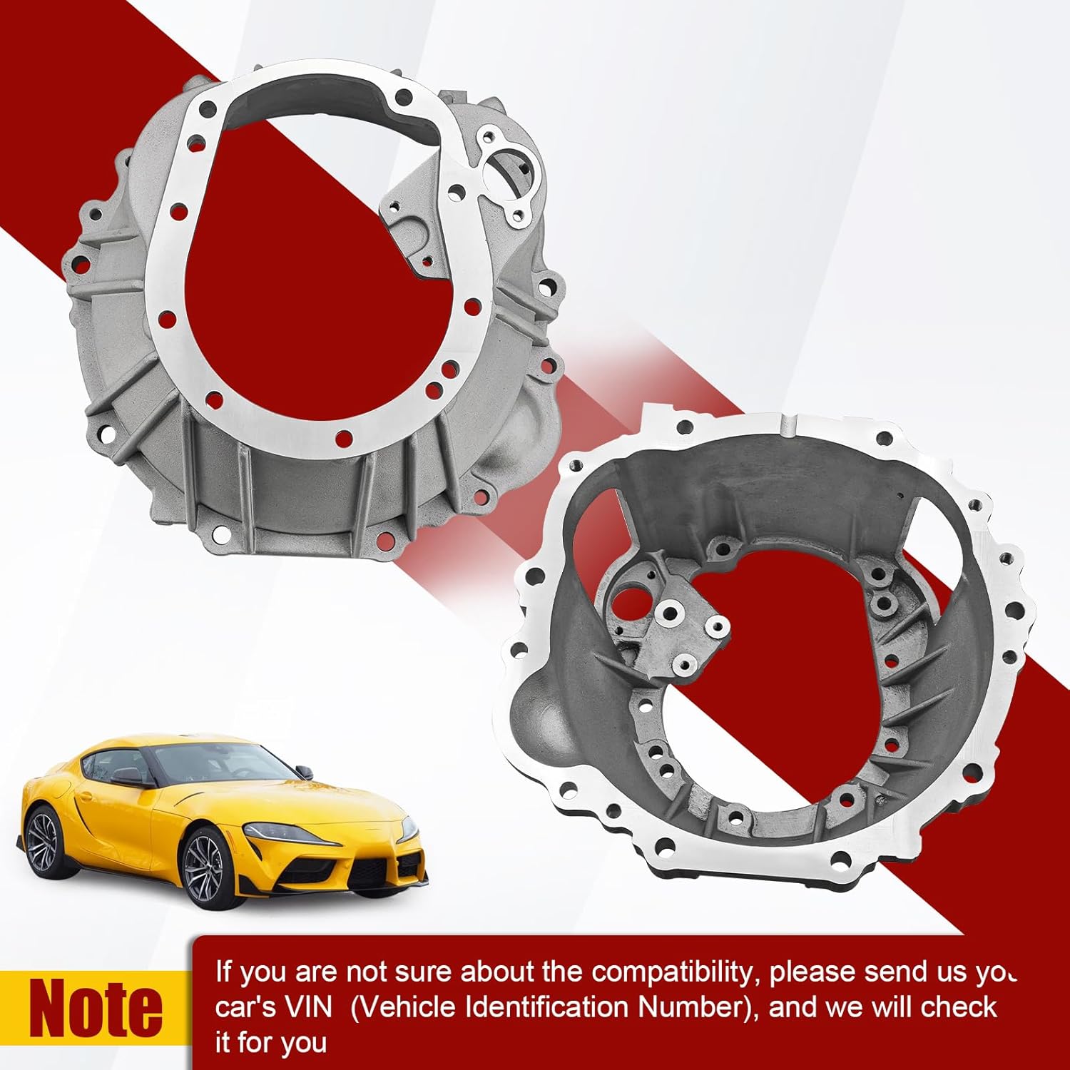 31111-14111 Clutch Housing Bell Compatible with Toyota R154 to 1JZ-GTE 2JZ-GTE, 3111114111