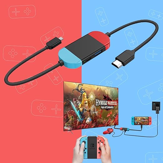 Amazon 多機能ミニswitch ドック 交換ケーブル スイッチドック取替 大きなドックなし 頻繁に抜き差し不要 Nintendo Switchに専門 Usbポート テレビ出力 仕事対応 初心者向け ネオンレッド ネオンブルー ケーブル アダプター Amazon 多機能ミニswitch ドック 交換ケーブル スイッチドック取替 大きなドックなし 頻繁に抜き差し不要 Nintendo Switchに専門 Usbポート テレビ出力 仕事対応 初心者向け ネオンレッド ネオンブルー ケーブル アダプター