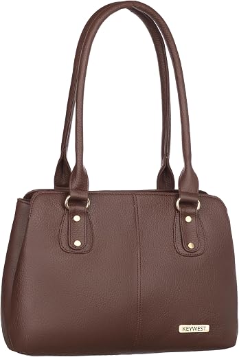 Keywest Women's Penguin Satchel Tote Handbag for Women | Ladies purse | Stylish Shoulder Bag | Gift For Woman | Brown