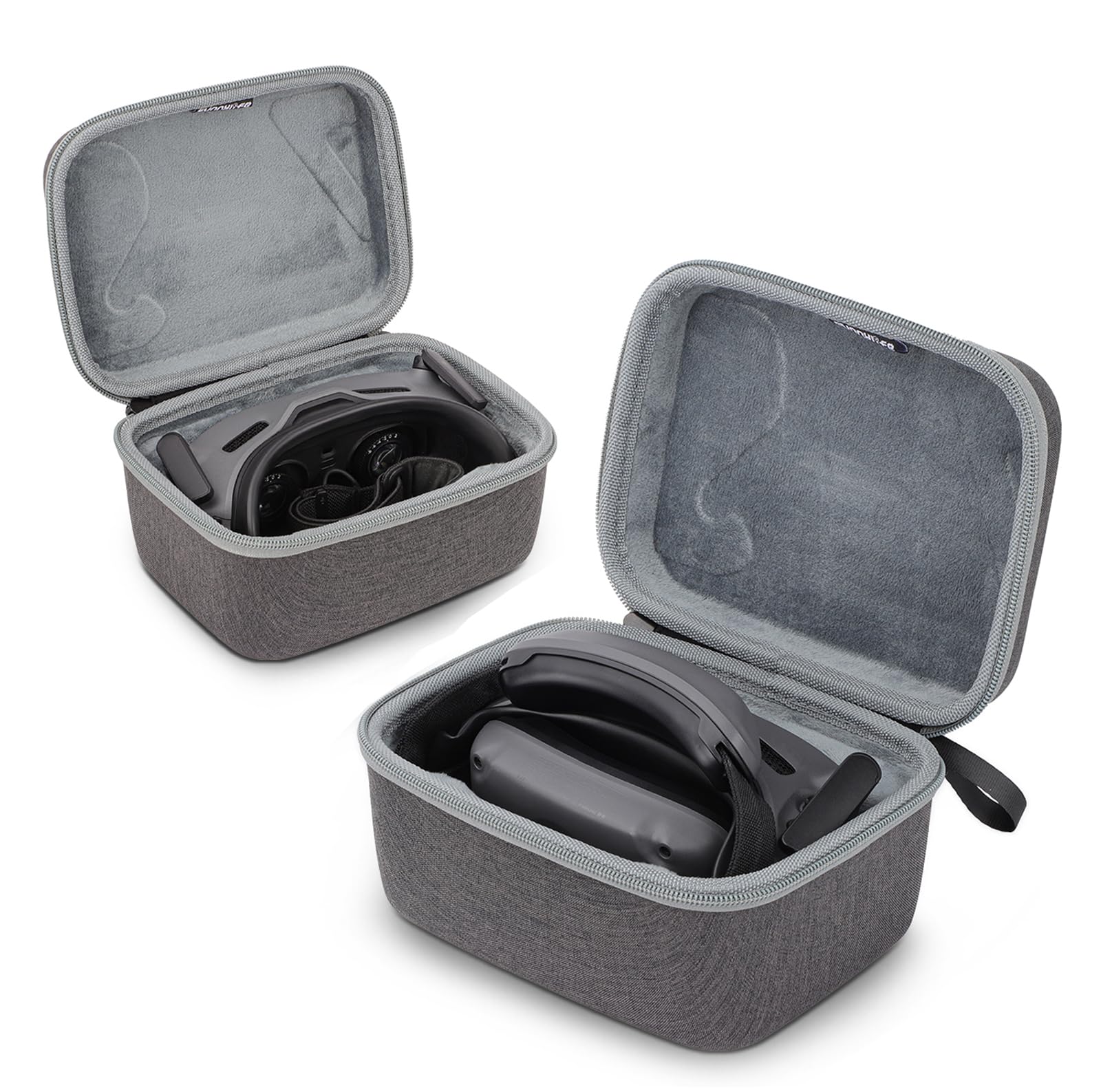 RC GearPro Goggles 3 Tragetasche mit Karabinerhaken Stoßsicher Hartschalenkoffer Reisetasche Tragbar Schutzhülle Handtasche für DJI Avata 2 Goggles 3 / Avata Goggles 2