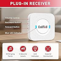 Vista 3 de CallToU Wireless Motion Sensor Alarm Indoor Motion Detector Alarm, Bed Alarms for Elderly Dementia Patients, Motion Sensor Door Chime with 500 FT
