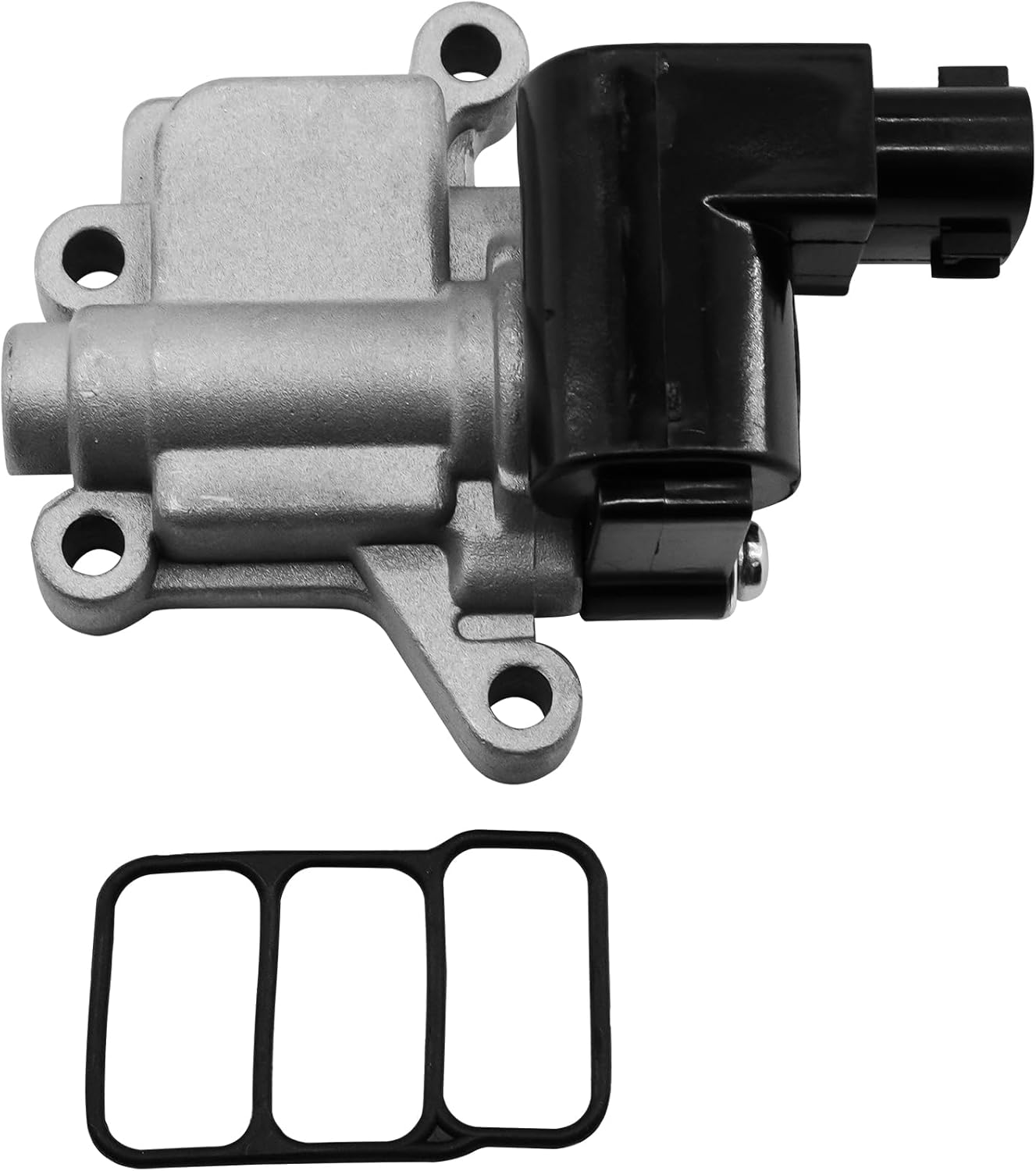 AC533 Idle Air Control Valve With Gasket Compatible with Honda Accord 2.4L 3.0L 2003-2005 Element 2.4L 2003-2006 Replace 16022-RAA-A01 2H1414