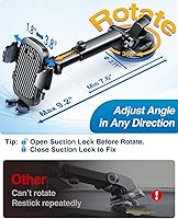 Vista 4 de YRU Verdadero soporte de teléfono de automóvil de grado militar [succión de rotación de 360°] 2026 Ultimate Car Phone Mount 【90 libras más seguro