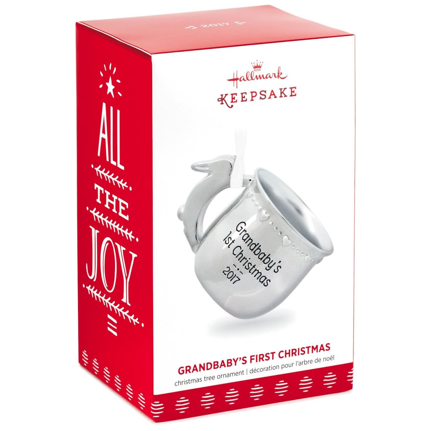 Amazon.com: Hallmark 1995QGO1245 Baby Grandbaby's First Christmas