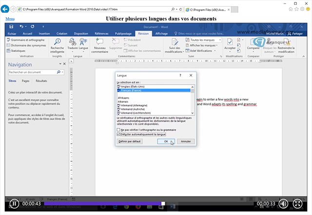 Formation à Word 2016 [Téléchargement]