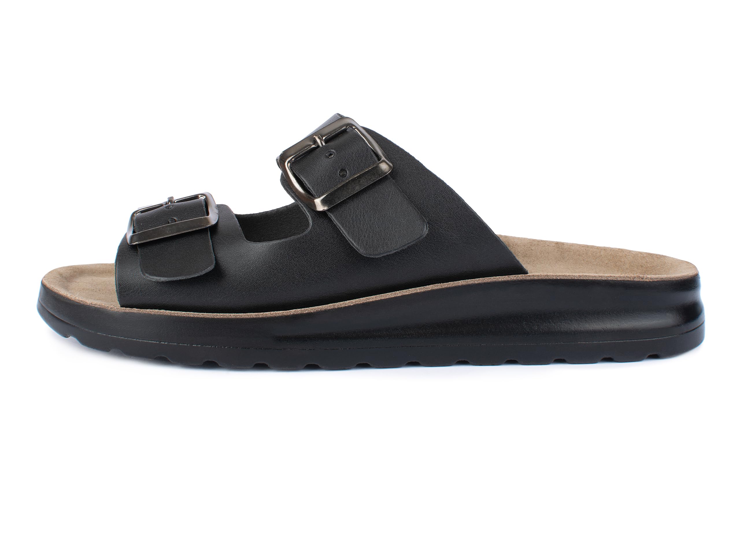 Jürgen Hirsch Damen Pantolette Vita 04 Leder-Innensohle Antishock-Pads