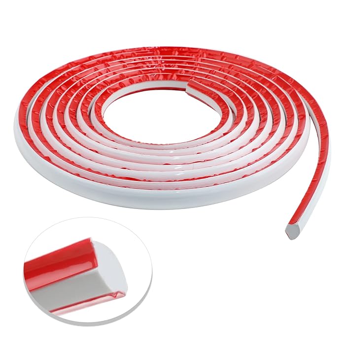 Buy Flexible Quarter Round Molding Self Adhesive, 10 Feet Peel and