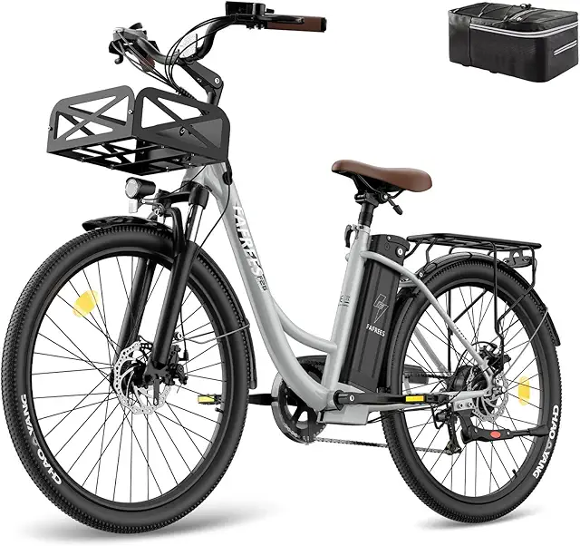Fafrees F26 Lasting Elektrische Fiets met Mand - 250W Motor, 160km Bereik