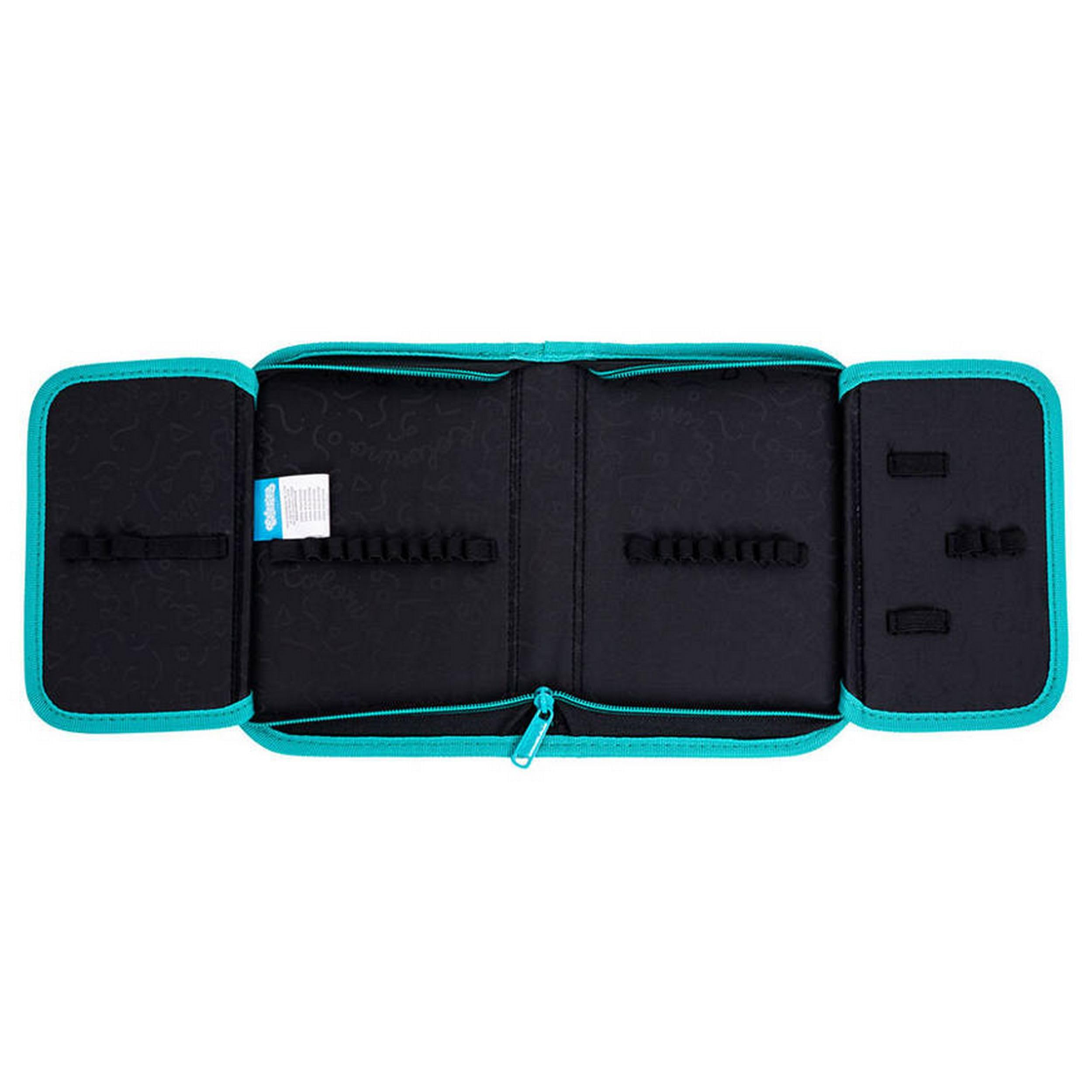 itenga Grundschul Ranzen Set - Schulranzen Set 3 teilig für Jungen und Mädchen mit Mäppchen Etui und Turnbeutel (Motiv Faultier - WILDKID)