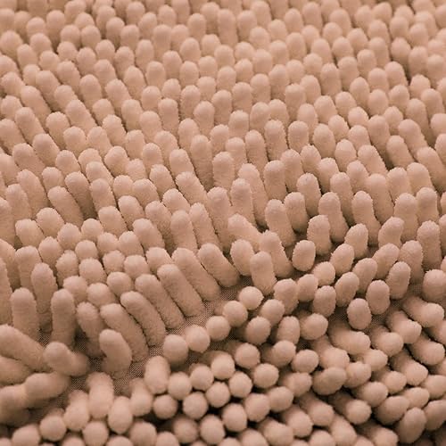 Miniatura 8 de Alfombra de baño antideslizante de microfibra extra suave para dormitorio con respaldo antideslizante absorbente de agua y polvo de secado rápido