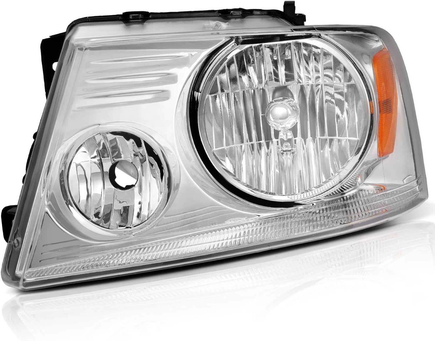 ECCPP Headlight Assembly Fit for 2004-2008 for Ford for F150 for Lincoln Mark LT 2006-2008 Driver and Passenger Side Replacement Headlamps