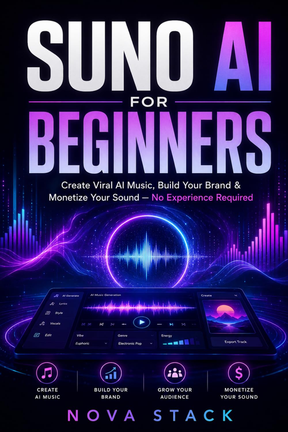 Suno AI for Beginners: Create Viral AI Music, Build Your Brand & Monetize Your Sound