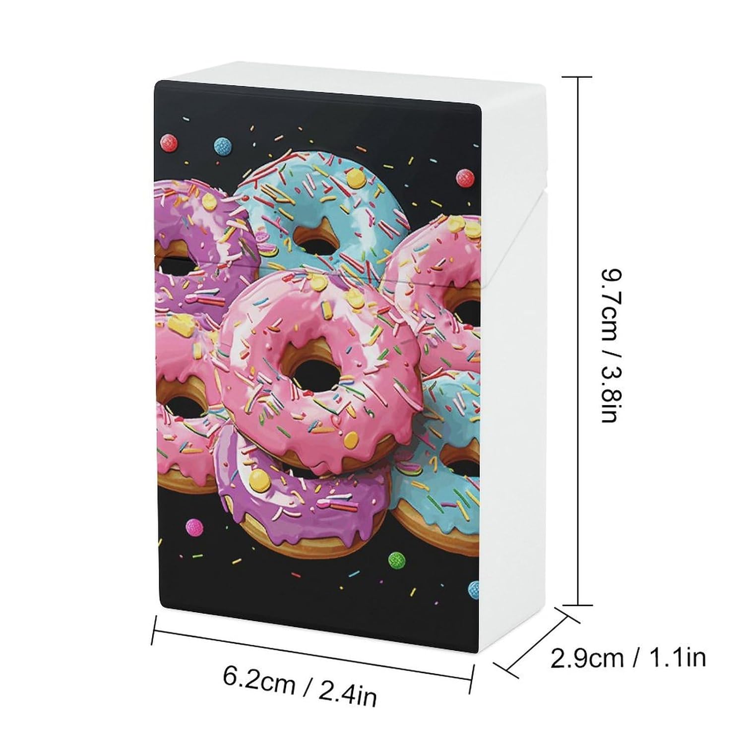 Donut Waterproof King Size Cigarette Case image 2