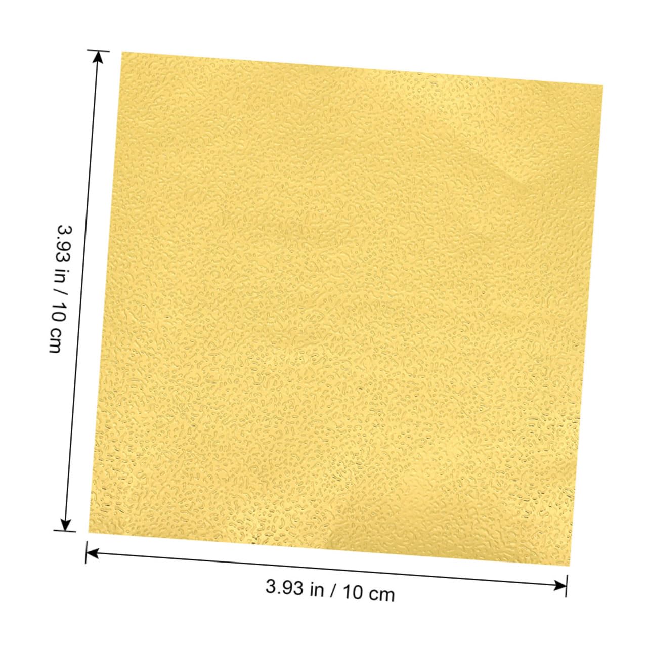 Lurrose 400blätter Faltpapier Für Origami Goldene Einseitige Perlmuttfarbene Bastelpapier Für -projekte Für Kreative Bastelarbeiten Robust Und Leicht Zu Falten