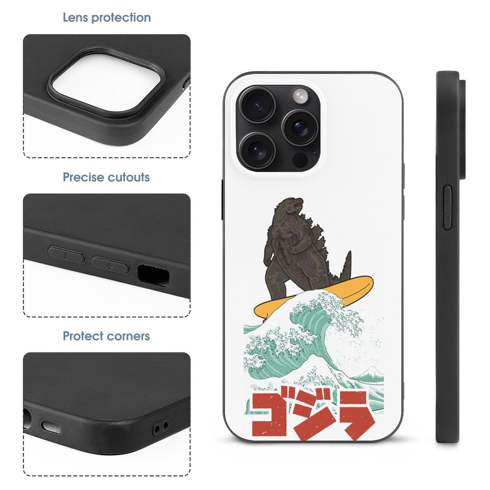 Amazon.co.jp: iPhone 15 Pro Max ケース ゴジラ iphone 15 ケース TPU 