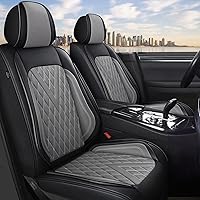 Vista 10 de Fundas de asiento de auto para Ford Ranger 2019-2024 2025 (no compatibles con Raptor), juego completo compatible con bolsa de aire, cojín de asiento