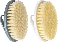 INNERNEED PP Shower Brush Exfoliating Scrubber Pack of 2 - Deep Clean, Cellulite Reduction, Lymphatic Drainage, Circulation Boost