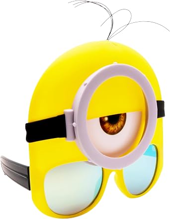 Minions Official Costume Glasses | Real Universal Despicable Me Movie Gear | Kevin, Stuart or Bob Goggles