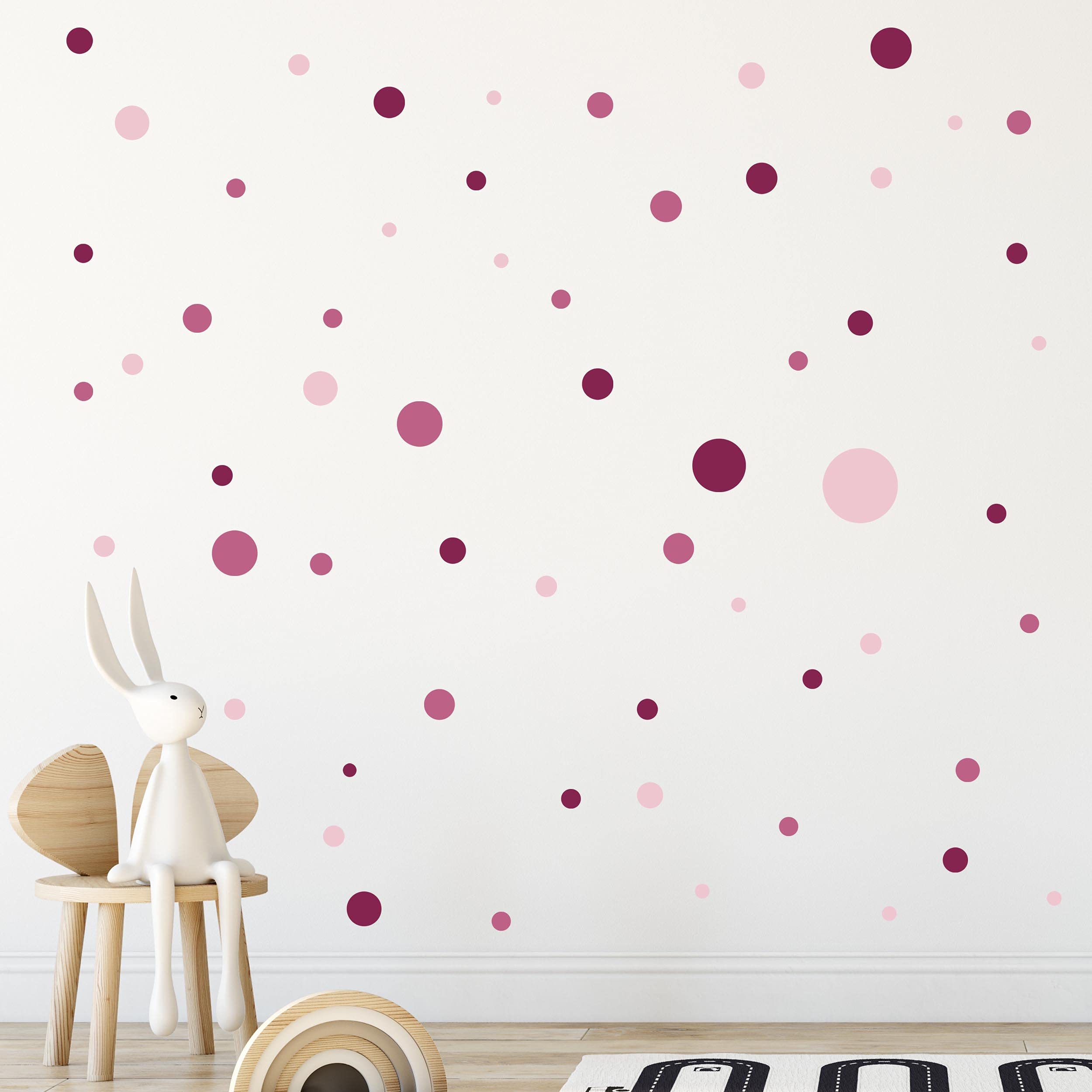 WANDKIND Cirklar Set 120 Stycken Vu00e4ggtatuering Fu00f6r Babyrum V283 Klistermu00e4rken Cirkel Vu00e4ggklistermu00e4rken Barnrum Prickar Sju00e4lvhu00e4ftande Prickar I Olika Fu00e4rger (rosa-gru00e5 WANDKIND Cirklar Set 120 Stycken Vu00e4ggtatuering Fu00f6r Babyrum V283 Klistermu00e4rken Cirkel Vu00e4ggklistermu00e4rken Barnrum Prickar Sju00e4lvhu00e4ftande Prickar I Olika Fu00e4rger (rosa-gru00e5